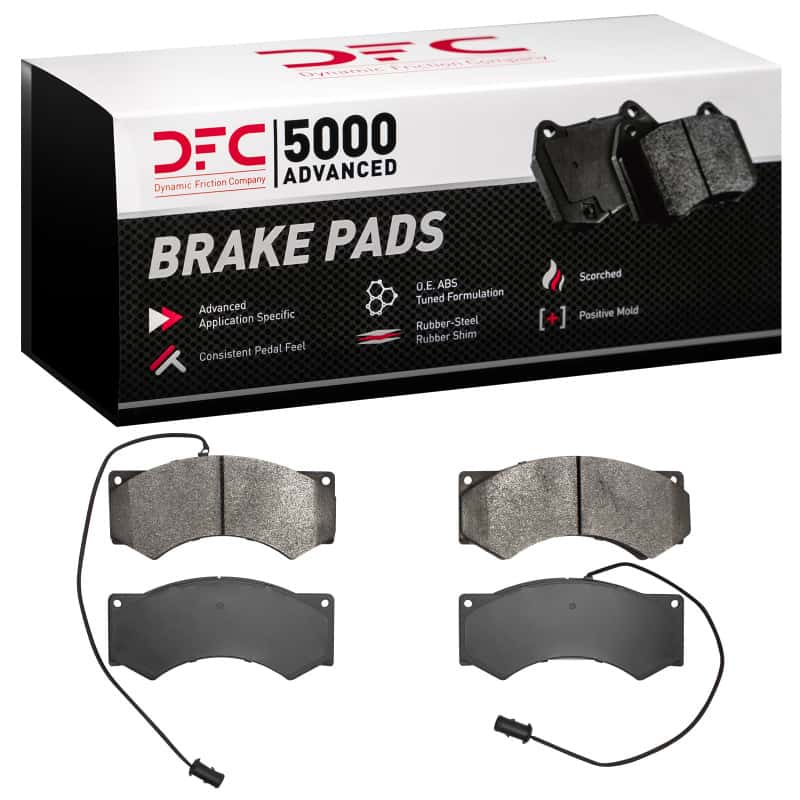 DFC — DFC 87-91 Iveco EuroTurbo 230T Front 5000 Advanced Semi Metallic Brake Pads
DFC Brake Pad Set - view 4