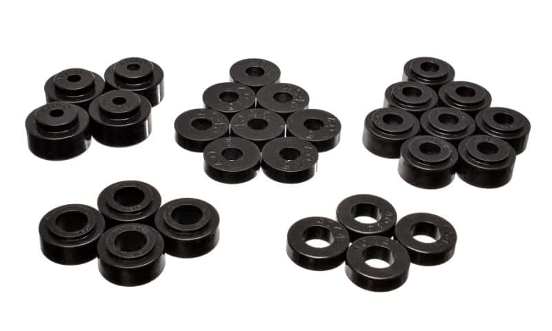 Energy Suspension — Energy Suspension GM Body Mount Set - Black
BodyMntBshKt - view 1