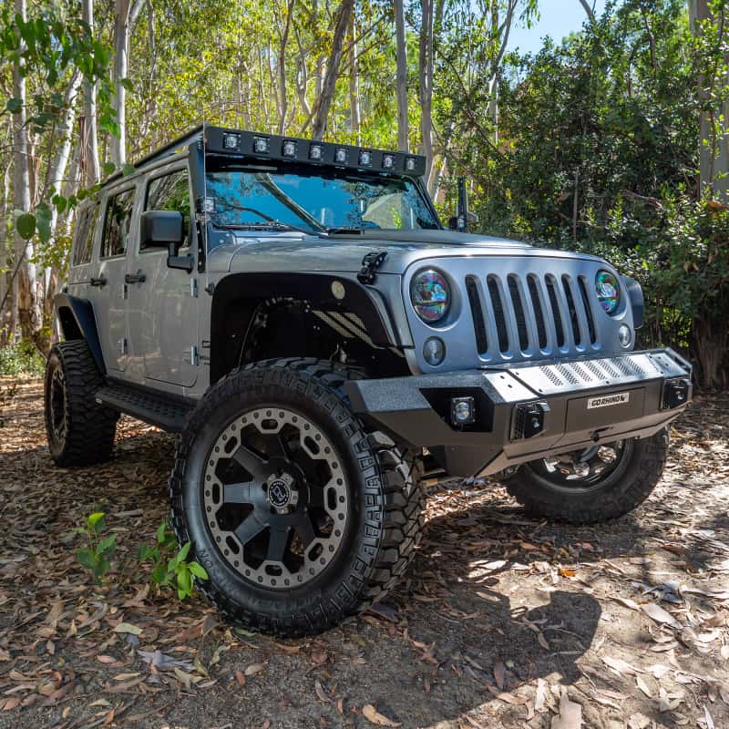 Go Rhino — Go Rhino 07-18 Jeep Wrangler JK WLF Windshield Light Mount Frame - Eight Cube Lights
WLF 8 Dually - view 4