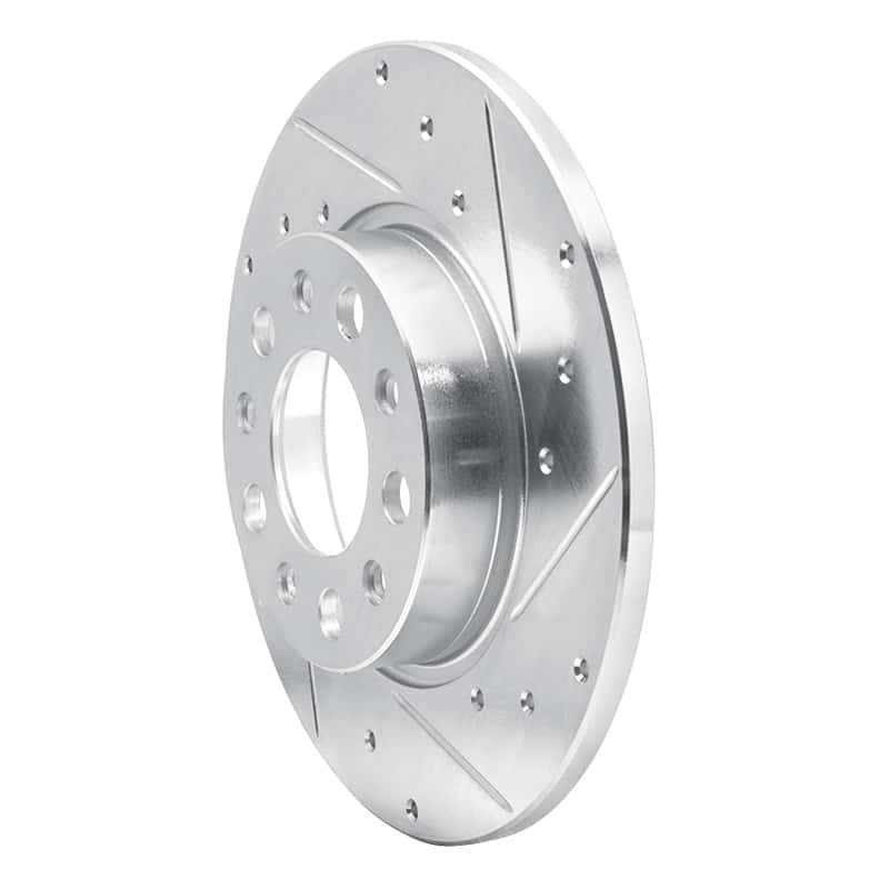 R1 Concepts — R1 15-25 Alfa Romeo Tonale Rear Right Drilled & Slotted Silver Brake Rotor
R1 Brake Rotor Drill - view 2