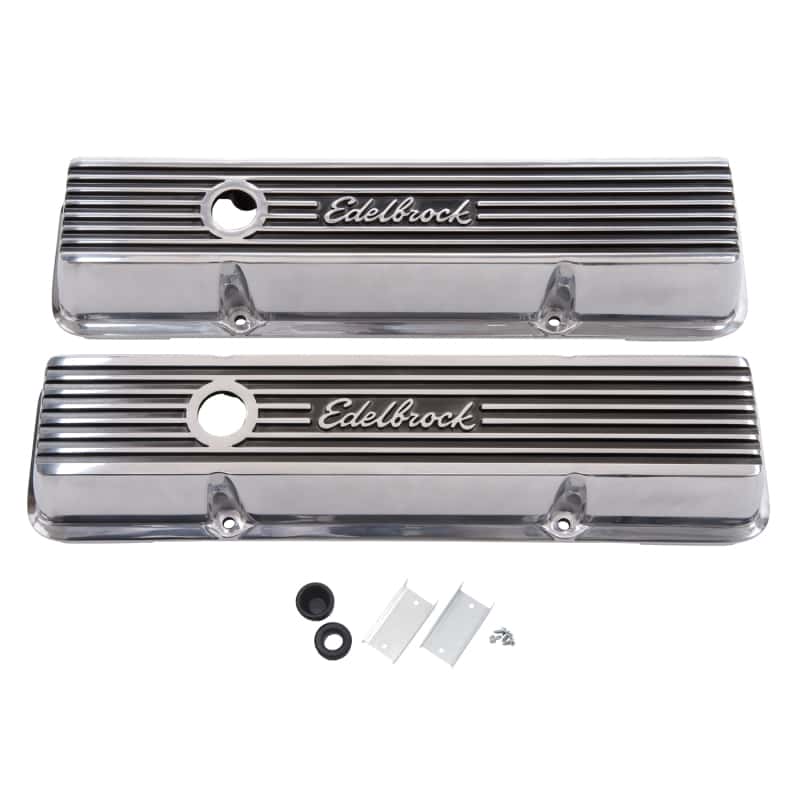 Edelbrock — Edelbrock Valve Cover Elite II Series Chevrolet 1959-1986 262-400 CI V8 Tall Polished
ELITE - view 2
