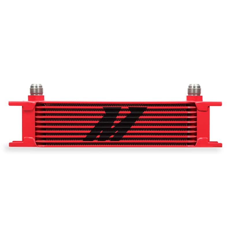 Mishimoto — Mishimoto Universal 10 Row Oil Cooler - Red - view 1