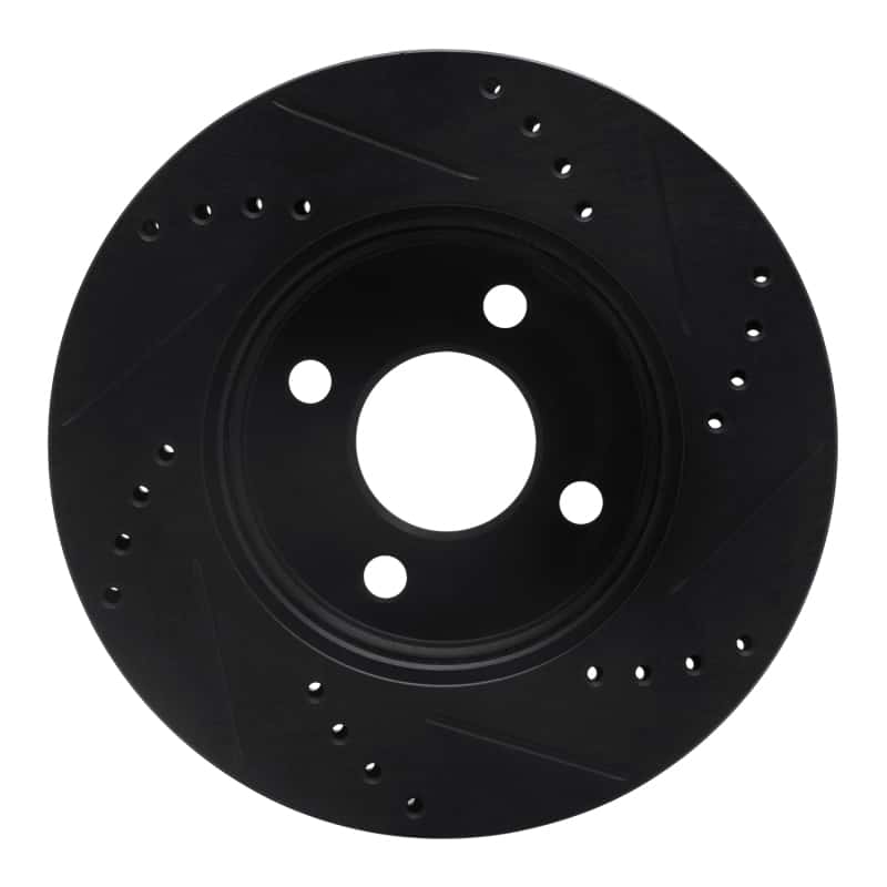 R1 Concepts — R1 03-10 Chevrolet Cobalt Front Left Drilled & Slotted Black Brake Rotor
R1 Brake Rotor Drill - view 5