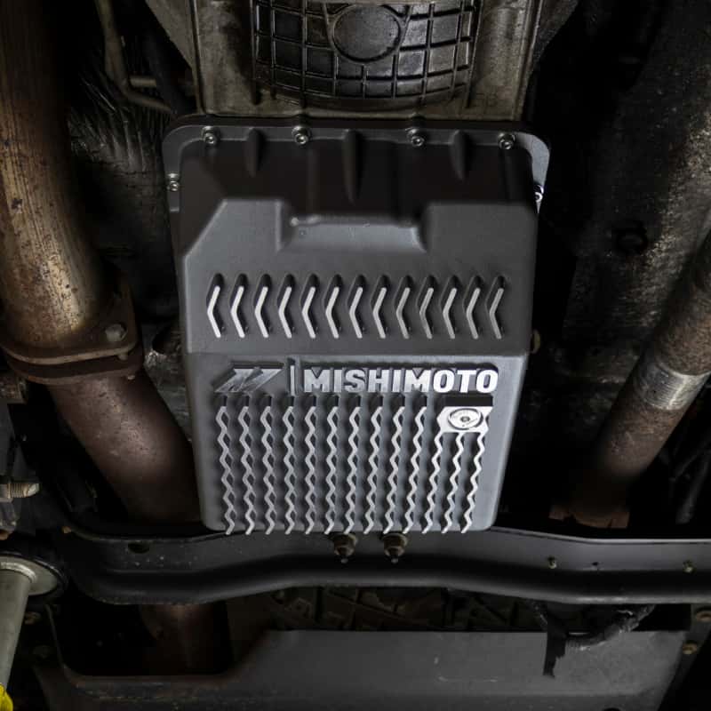 Mishimoto — Mishimoto 89-10 Powerstroke E4OD 4R100 5R110 Trans Pan Cast GR
Trans Oil Pan - view 2