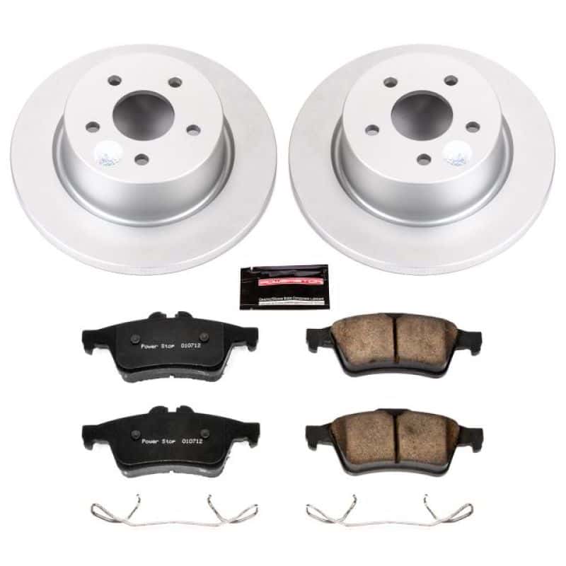 PowerStop — Power Stop 13-18 Ford C-Max Rear Z17 Evolution Geomet Coated Brake Kit - view 1