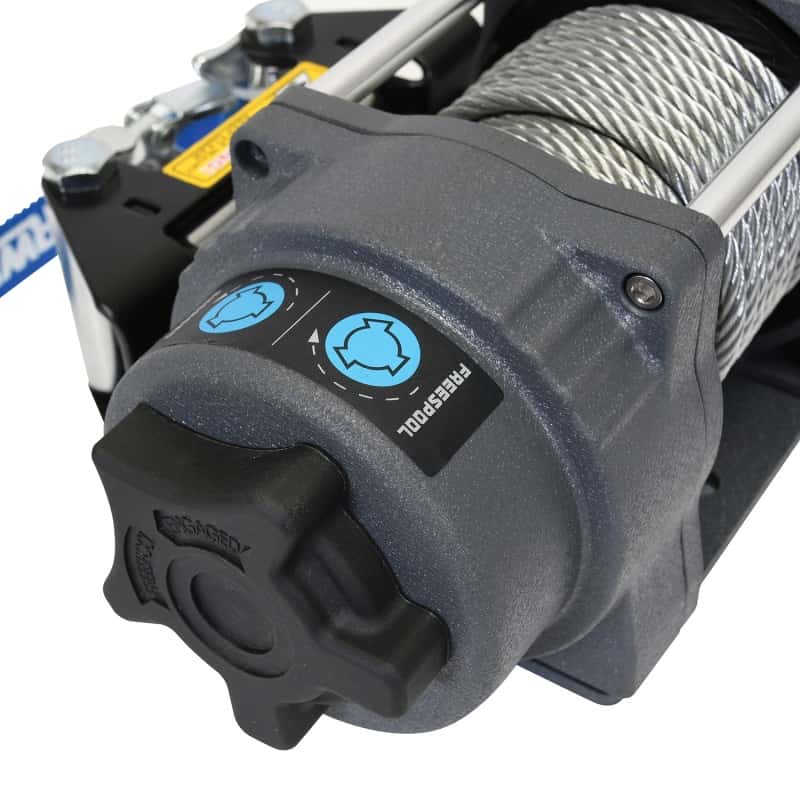Superwinch — Superwinch 3500 LBS 12V DC 7/32 in x 32 ft Steel Rope Terra 3500 Winch - Gray Wrinkle - view 7