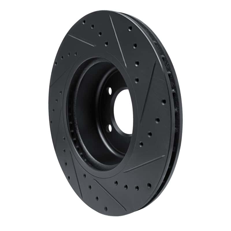 R1 Concepts — R1 09-16 BMW Z4 Front Left Drilled & Slotted Black Brake Rotor
R1 Brake Rotor Drill - view 4