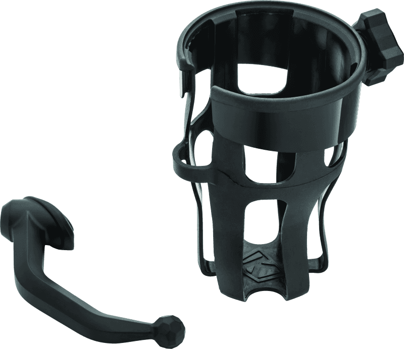 Kuryakyn — Kuryakyn Reflex Drink Holder Honda Goldwing DCT Handlebar Left Side Mount Black - view 1