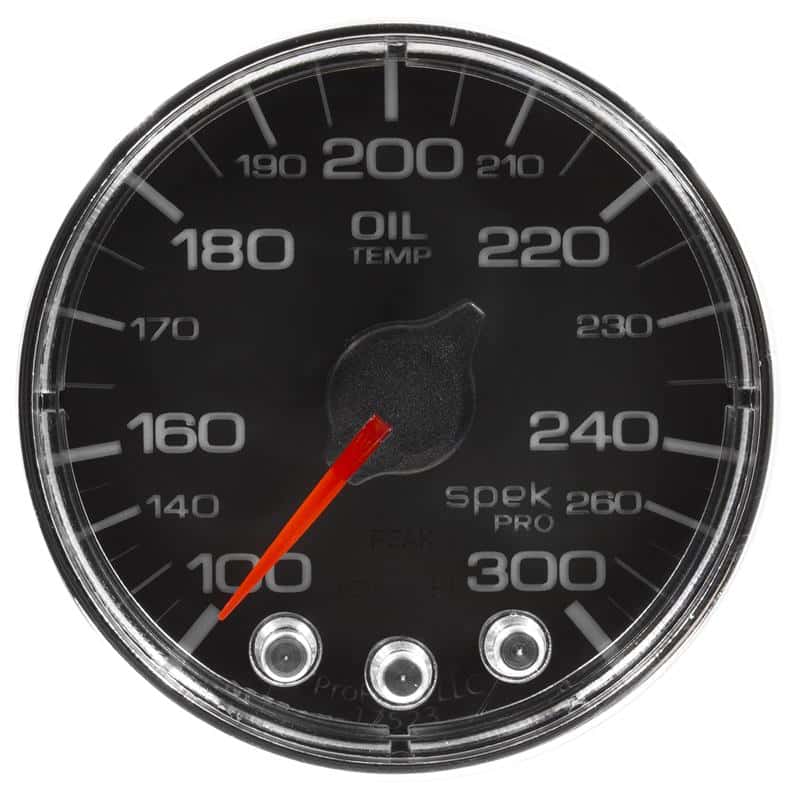 AutoMeter — Autometer Spek-Pro Gauge Oil Temp 2 1/16in 300f Stepper Motor W/Peak & Warn Blk/Chrm
GA 2" OILT BFC SPEK - view 2