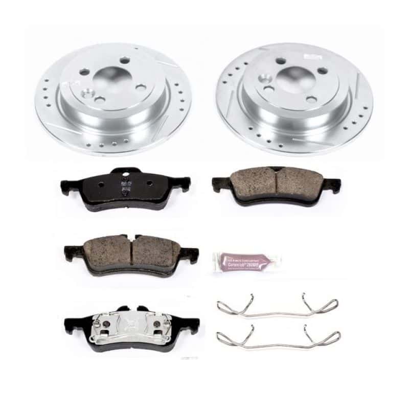PowerStop — Power Stop 07-08 Mini Cooper Rear Z23 Evolution Sport Brake Kit - view 1