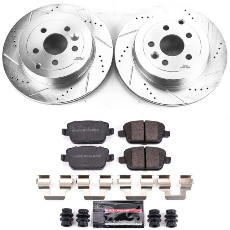 PowerStop — Power Stop 08-12 Land Rover LR2 Rear Z23 Evolution Brake Kit - view 1