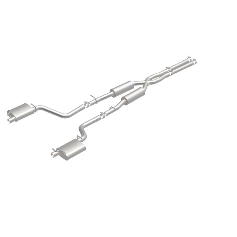 Magnaflow — MagnaFlow Cat-Back SS 2.5in Dual Split Rear Exit (OEM Tips) 15-16 Dodge/Chrysler Charger/300 5.7L V8
Cat-Back - view 3