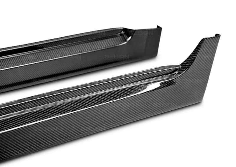 Seibon — Seibon 08-10 Subaru STi Carbon Fiber Side Skirts - view 12