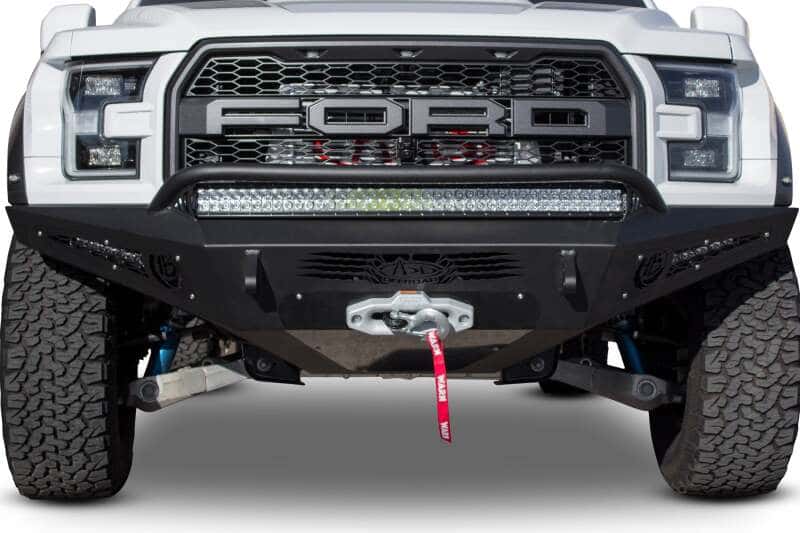 Addictive Desert Designs — Addictive Desert Designs 17-18 Ford F-150 Raptor HoneyBadger Front Bumper w/ Winch Mount
Bumper- Front
Bumpers - view 21