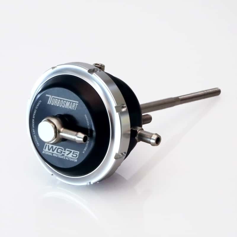 Turbosmart — Turbosmart Universal IWG75 Borg Warner EFR Twin Port B2 Single Scroll 160mm Rod Black 14PSI IWG
Wastegate - view 1