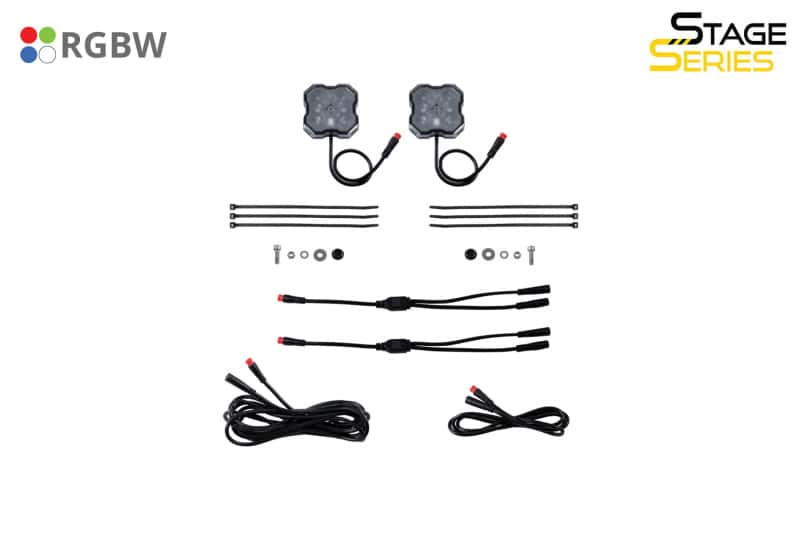 Diode Dynamics — Diode Dynamics Stage Series RGBW LED Rock Light (Add-on 2-pack) - view 5