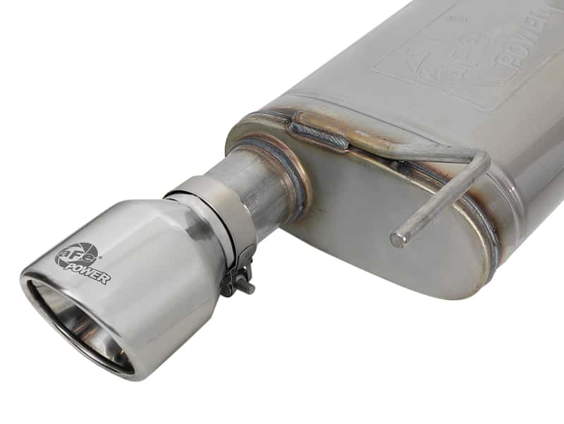 aFe — aFe MACH Force-Xp SS Axle Back Exhaust w/Polished Tips 15-17 Ford Mustang GT V8-5.0L
Axle-Back Exhaust - view 2