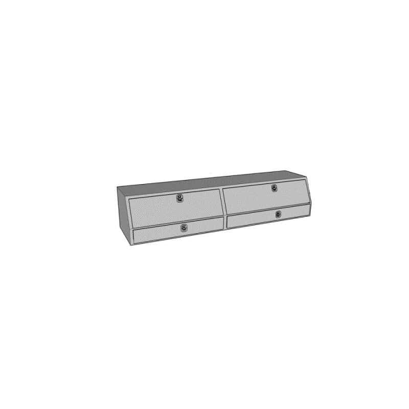 Westin — Westin/Brute Contractor TopSider 90in w/ Drawers & Doors - Aluminum
ToolBxTrkBedSideRail - view 2