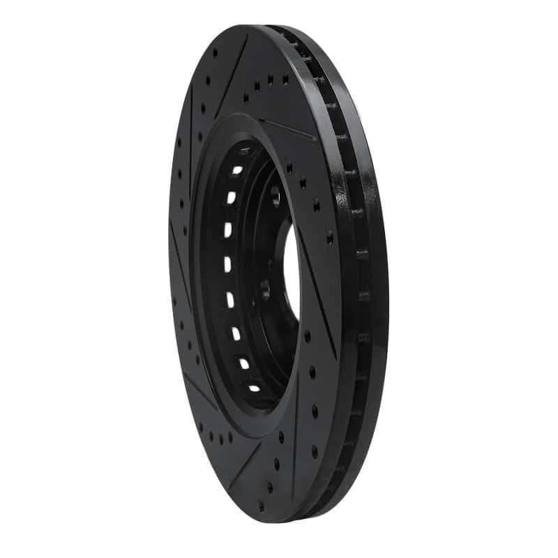 R1 Concepts — R1 15-25 Acura MDX Front Right Drilled & Slotted Black Brake Rotor
R1 Brake Rotor Drill - view 4