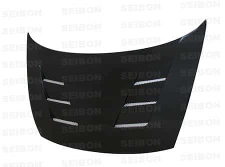 Seibon — Seibon 06-08 Honda Civic 4 Door TS Carbon Fiber Hood - view 3