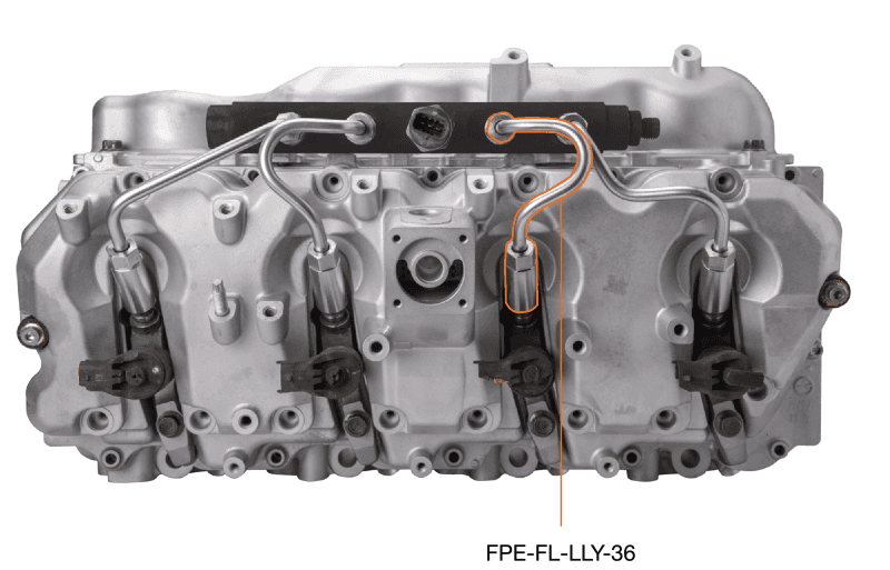 Fleece Performance — Fleece Performance 04.5-05 GM 2500/3500 Duramax LLY High Pressure Injection Line (No. 3 & 6)
Fuel Injector Line - view 3
