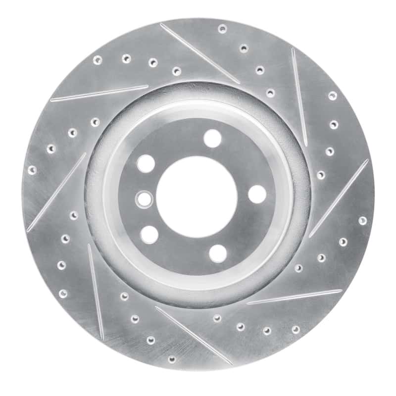 R1 Concepts — R1 07-08 BMW ALPINA B7 Rear Right Drilled & Slotted Silver Brake Rotor
R1 Brake Rotor Drill - view 1