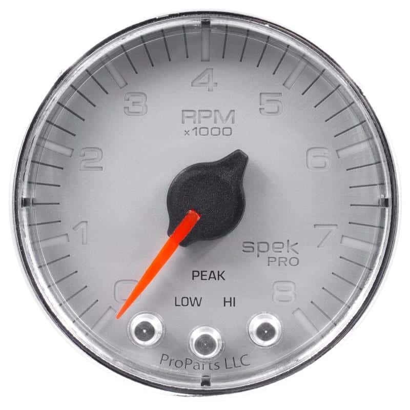 AutoMeter — Autometer Spek-Pro Gauge Water Press 2 1/16in 120psi Stepper Motor W/Peak & Warn Slvr/Chrm
GA 2" WP 120 SCC SPK - view 7