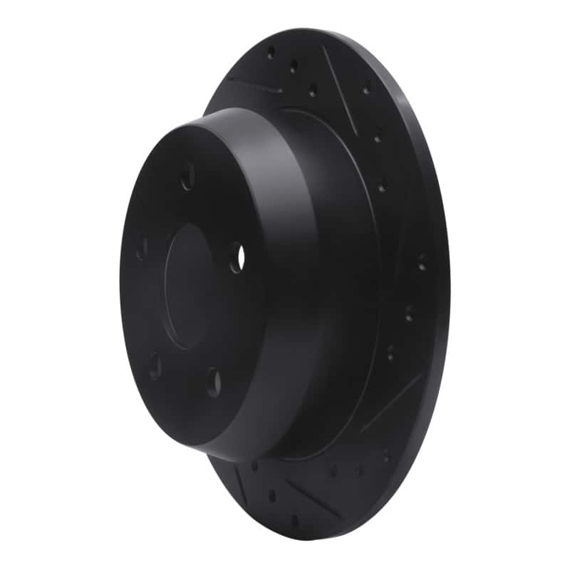 R1 Concepts — R1 99-04 Jeep Grand Cherokee Rear Right Drilled & Slotted Black Brake Rotor
R1 Brake Rotor Drill - view 2