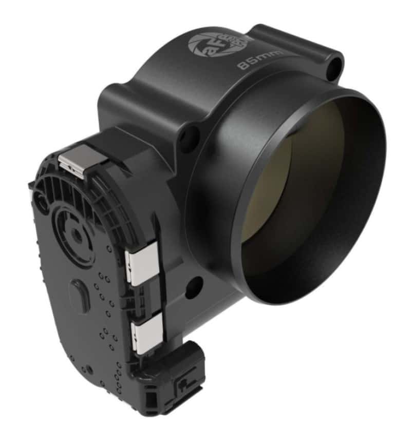 aFe — aFe 18-21 Ford Mustang GT 5.0L 85mm Billet Throttle Body
Throttle Body - view 3