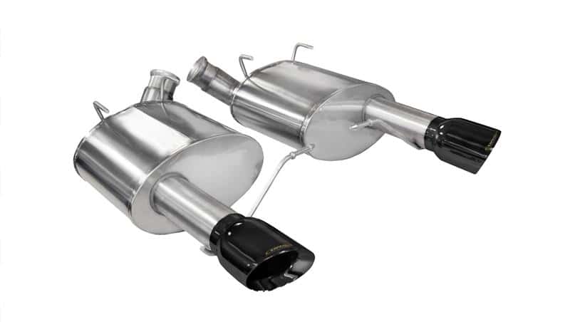 CORSA Performance — Corsa 2011-2014 Ford Mustang GT/Boss 302 5.0L V8 Black Xtreme Axle-Back Exhaust
Exhaust - view 2