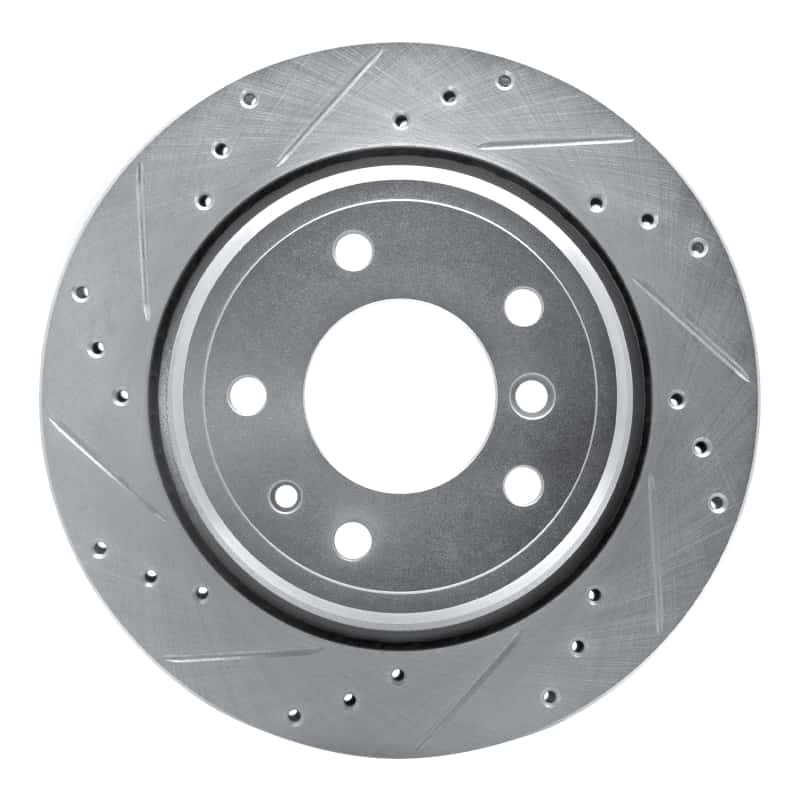 R1 Concepts — R1 91-95 BMW 540I Rear Left Drilled & Slotted Silver Brake Rotor
R1 Brake Rotor Drill - view 1