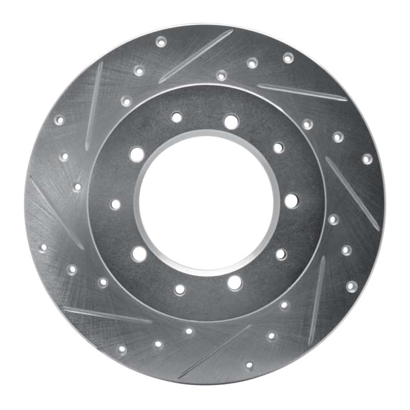 R1 Concepts — R1 74-16 Land Rover Range Rover Rear Left Drilled & Slotted Silver Brake Rotor
R1 Brake Rotor Drill - view 1
