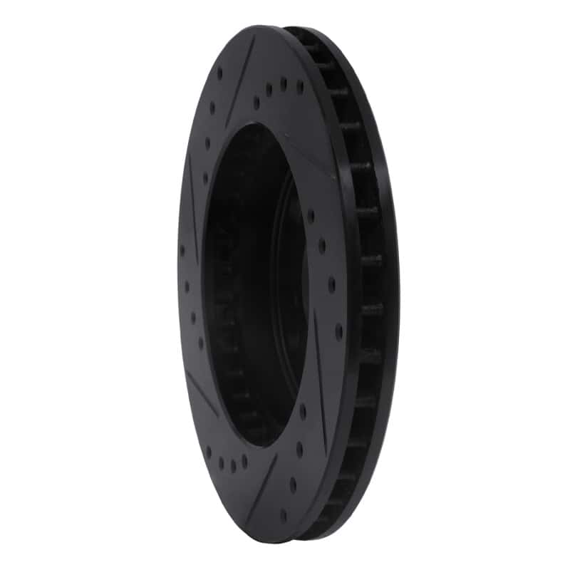 R1 Concepts — R1 91-95 Toyota MR2 Front Right Drilled & Slotted Black Brake Rotor
R1 Brake Rotor Drill - view 4