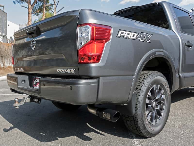 aFe — aFe MACHForce XP 2.5in Cat-Back Exhaust System w/ Black Tip Nissan Frontier 17-19 V8-5.6L
Cat-Back Exhaust - view 6