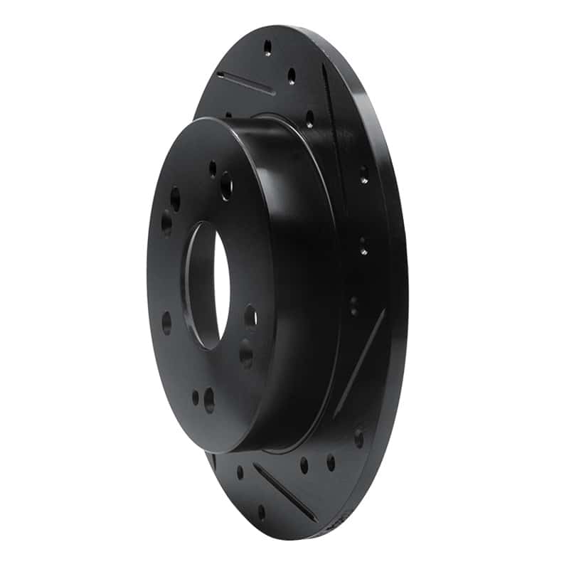 R1 Concepts — R1 97-15 Acura CSX Rear Right Drilled & Slotted Black Brake Rotor
R1 Brake Rotor Drill - view 2
