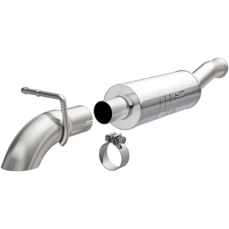 Magnaflow — MagnaFlow 18-19 Jeep Wrangler 3.6L 2.5in Turndown Exit Stainless Steel Cat-Back Exhaust
Cat-Back - view 1