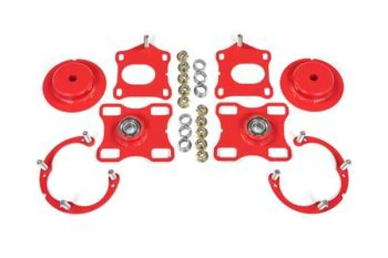 BMR Suspension — BMR 11-14 Ford Mustang / Shelby GT500 Caster Camber Plates - Red - view 2