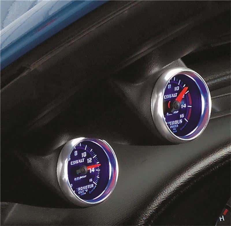 AutoMeter — Autometer 03-04 Ford Mustang Dual 2-1/16 A-Pillar Pod - Black
2-1/16" DUAL POD, FO - view 1