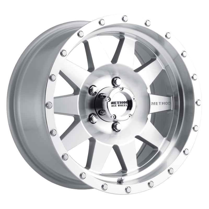 Method Wheels — Method MR301 The Standard 16x8 0mm Offset 5x4.5 83mm CB Machined/Clear Coat Wheel - view 1