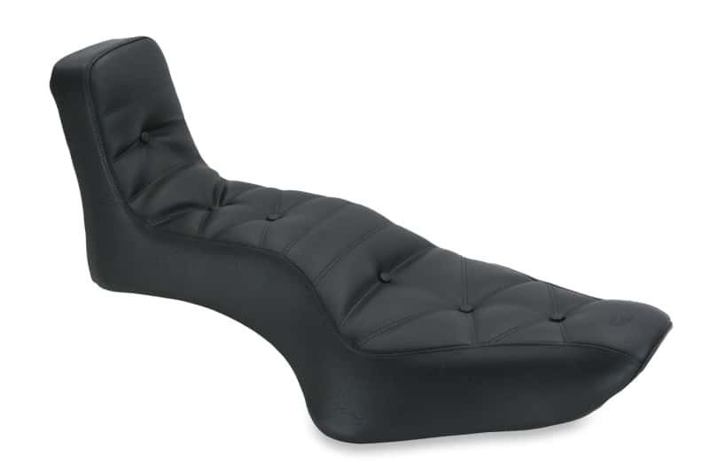 Mustang Motorcycle — Mustang 04-21 Harley Sportster Throwback 1PC Seat - Black - view 1