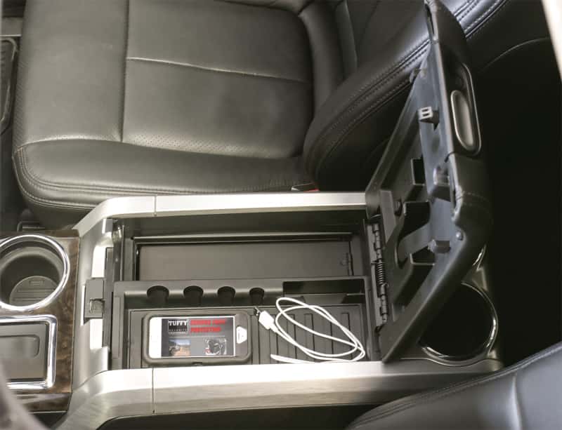 Tuffy Products — Tuffy Ford F150 Console Safe W/ Keyed Lock
Console Safe - view 4