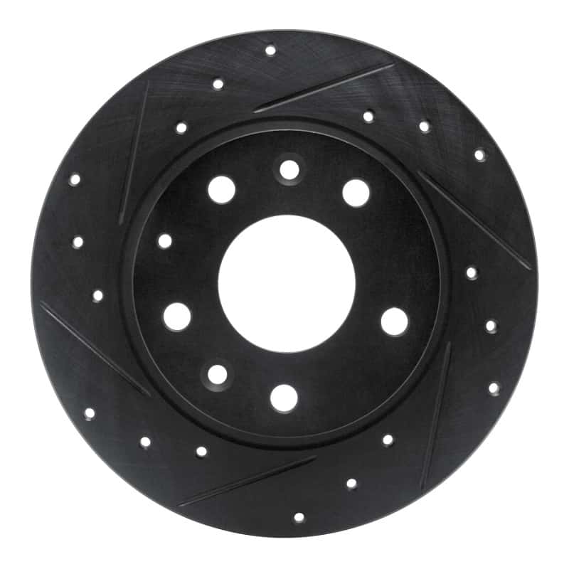 R1 Concepts — R1 14-25 Mazda 3 Rear Left Drilled & Slotted Black Brake Rotor
R1 Brake Rotor Drill - view 1