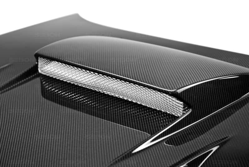 Seibon — Seibon 04-05 Subaru WRX/STi CWII Carbon Fiber Hood - view 13