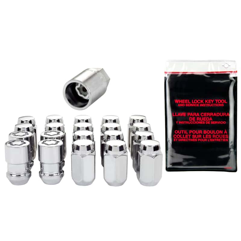 McGard — McGard 5 Lug Hex Install Kit w/Locks (Cone Seat Nut) 7/16-20 / 13/16 Hex / 1.5in. Length - Chrome
WHEEL INSTALL KIT - view 5