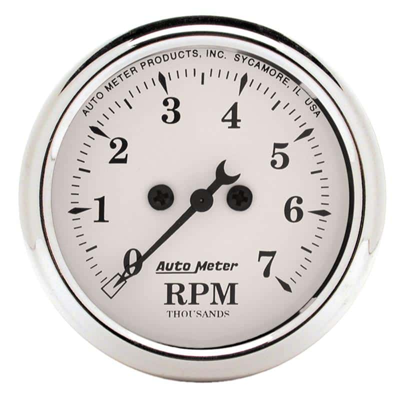 AutoMeter — Autometer 2 1/16 inch 7000rpm Old Tyme Tachometer (52.4mm)
2" TACH, 7,000 RPM, - view 1