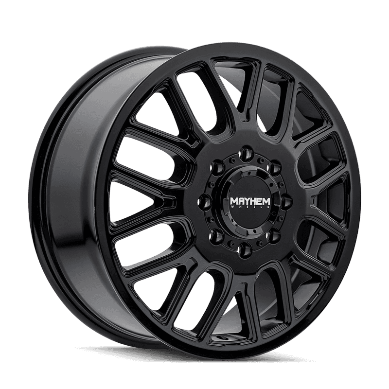 Mayhem — Mayhem 8107D Cogent Dually 20x8.25 / 8x200 BP / 115mm Offset / 142mm Hub Gloss Black Wheel
MAYHEM 8107D - view 1