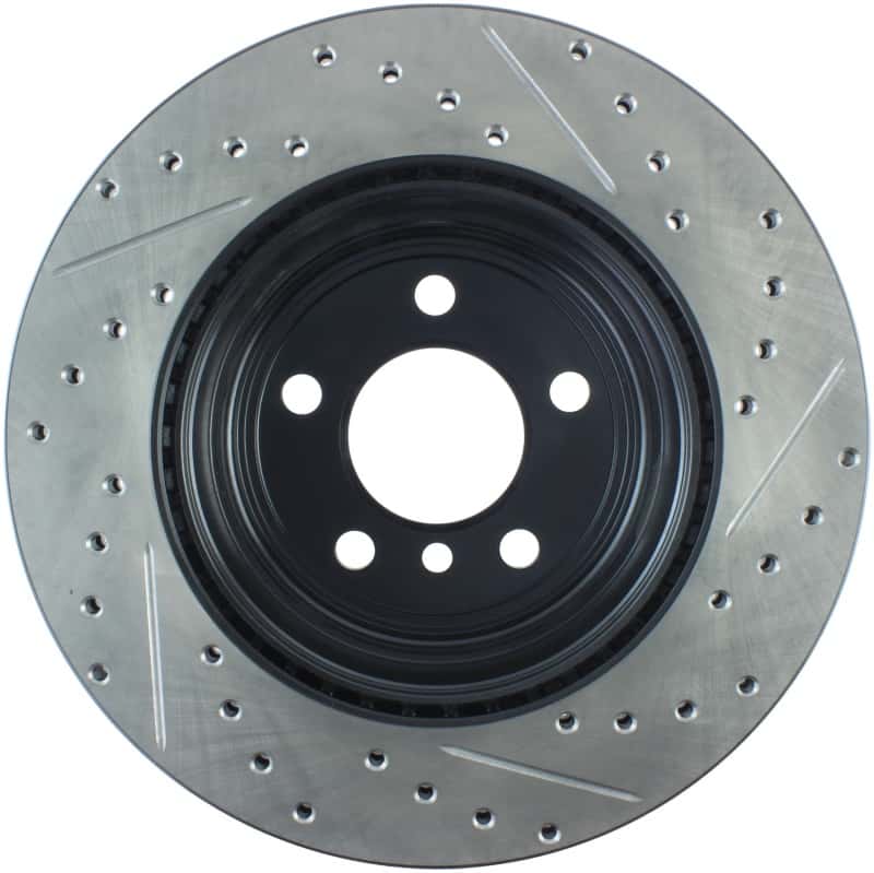 Stoptech — StopTech 12-16 BMW 335i Slotted & Drilled Rear Right Rotor
Disc Brake Rotor
Slot/Drill Rotor - view 2