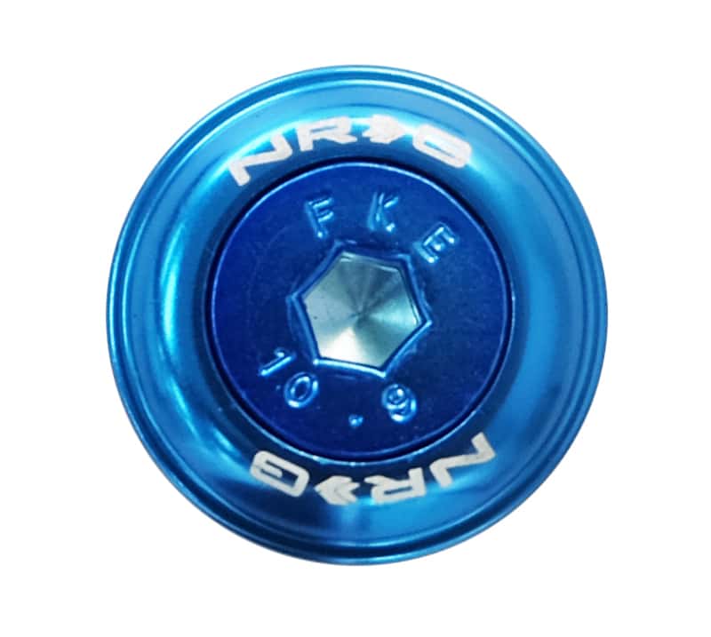 NRG — NRG Fender Washer Kit w/Color Matched M6 Bolt Rivets For Plastic (Blue) - Set of 10 - view 2