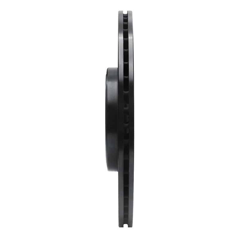 R1 Concepts — R1 14-21 Jaguar F-Type Rear Right Drilled & Slotted Black Brake Rotor
R1 Brake Rotor Drill - view 3