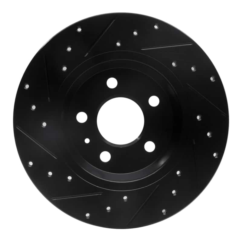 R1 Concepts — R1 09-25 Audi A4 Rear Right Drilled & Slotted Black Brake Rotor
R1 Brake Rotor Drill - view 5